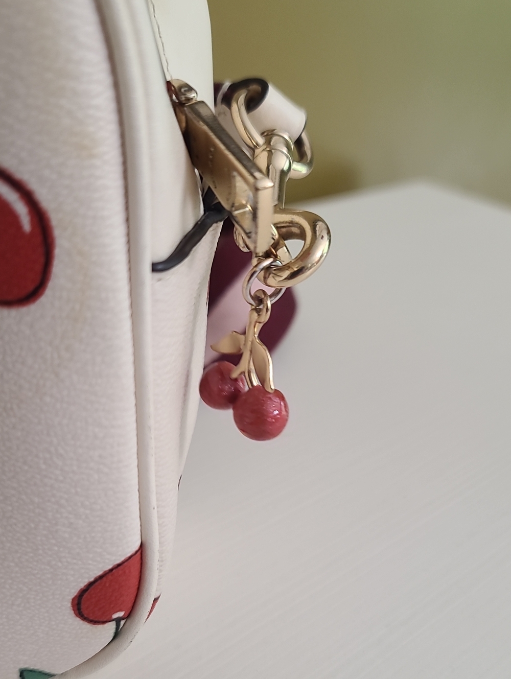 Coach Jamie Camera Bag with Heart Cherry Print ๐ - Picture 13 of 16